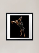Doberman Pinscher Playing