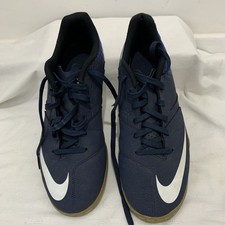 Nike Bomba navy indoor / Astro Turf Football boots Size 8 Brilliant condition 