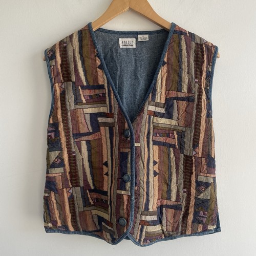 Vintage denim patchwork - vintage,