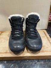 FitFlop Hyka Ladies Winter Boots Black Leather UK 3 Eu 36 Great Condition