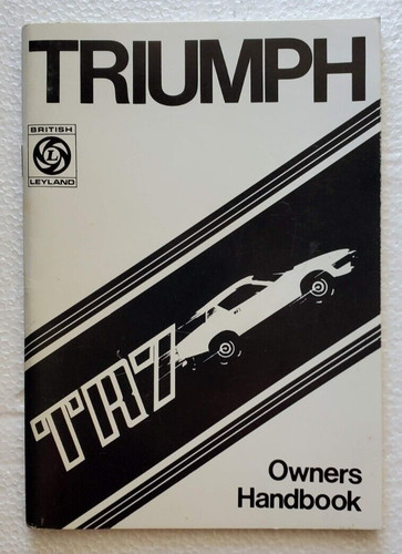 Triumph tr7 owners handbook - triumph,
