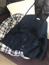 Boys 2 Piece smart Suit &shirt  from H&M for Age 9/10 colour grey