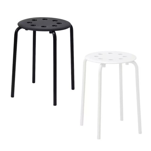 Plastic stackable stool metal - plastic,