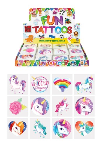 Unicorn temporary tattoos - temporary,