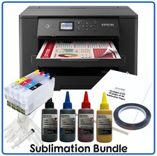 Sublimation Bundle: Epson WF-7310 A3+ Printer + non-oem Ink, Cartridges & Paper