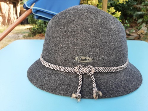 Vintage borsalino grey wool - vintage,