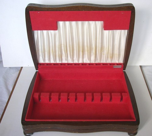 Vintage empty cutlery canteen - empty,