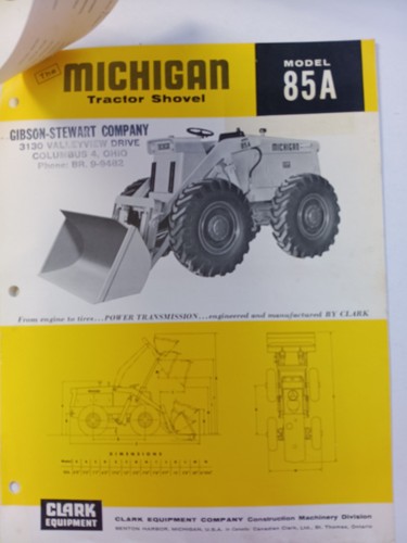 Clark michigan model 85a - clark,