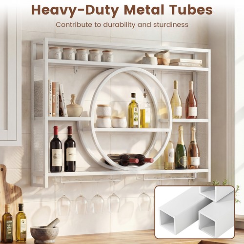 Wall mounted bar shelf 80kg - shelf,