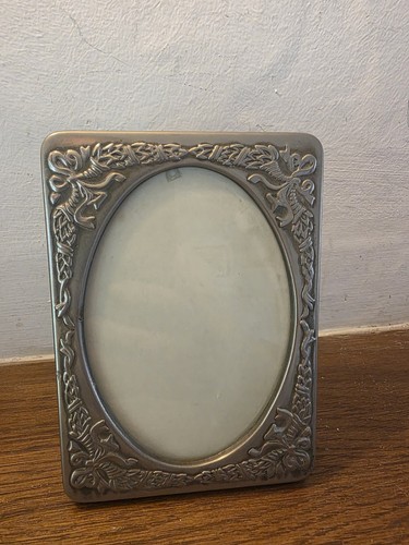 Vtg oval silver plated free - plated,
