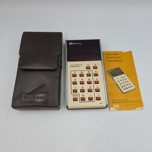 Rockwell vintage calculator - vintage,