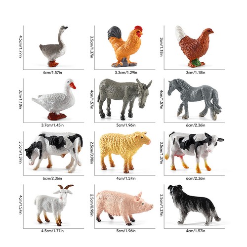 Farm barn animals figures - farm,