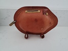 Lovely Vintage Leather Pig