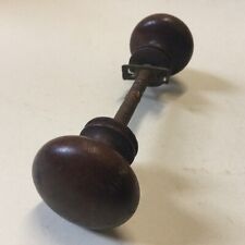 Pair Of Antique Victorian Wooden Cupboard Door/drawer Knobs Handle Pull Salvaged