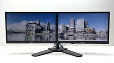 Dual Monitor Full HD 1080p 2 x 22" +New Stand  Screen Home Office Monitor Bundle
