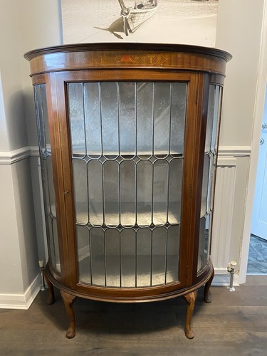 Antique bow fronted - bow, display