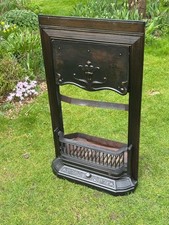 Antique Art Nouveau Arts and Crafts Small Fireplace Surround Bedroom