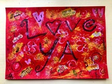 Original Art mixed media NOT a