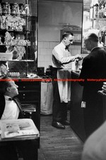 F022500 Owner and waiter in kitchen Cafe Hawelka Vienna Austria 1956