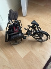 Model Of A Rickshaw Authentic Becak, Tuk Tuk, Pedicab