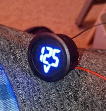 12V Digital LED Display Voltmeter Car Motorcycle Gauge. Free Delivery. 