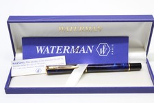Vintage Waterman Laureat Rollerball Pen - Blue Marble - Boxed