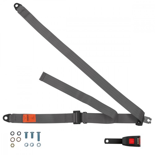 Front static seat belt for - seat,