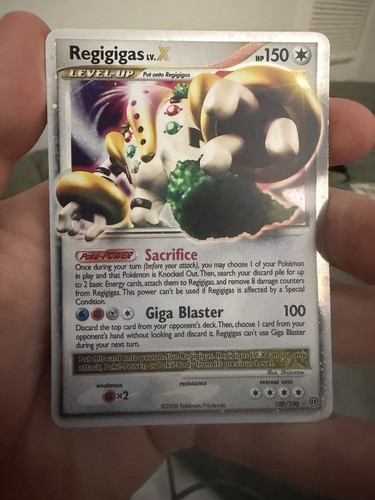 Pokemon tcg regigigas x - regigigas, lv.x