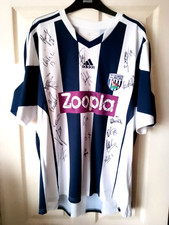 West Bromwich Albion Signed Football Home Shirt 2012-14 UK Size XL