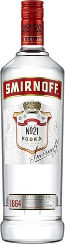 Smirnoff vodka 37 5 - no., 1l