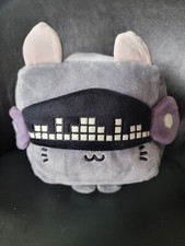 Pet Simulator X Techno Cat Plush with Headphones Visor Plush Only NO Code