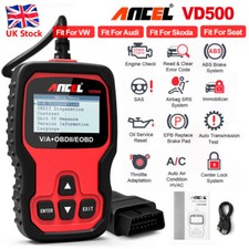 ANCEL VD500 OBD2 Scanner Code Reader ABS SRS EPB Oil Diagnostic Tool Fit For VW