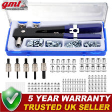 Heavy Duty M3-M8 Hand Riveter Rivet Gun Kit Threaded Rivet Nut Set Tool 170pcs