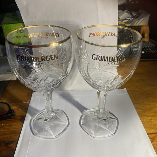 Grimbergen belgian beer set - belgian, of
