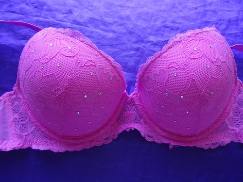 Primark size 34c pink lacey - ,
