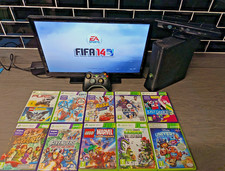 Xbox 360 Slim Console Bundle with Kinect Sensor, Wireless Controller & 10 Games”