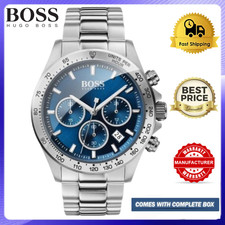 HUGO BOSS Hero HB1513755 Blue Dial Silver Stainless Steel Men Watch Express 3Day