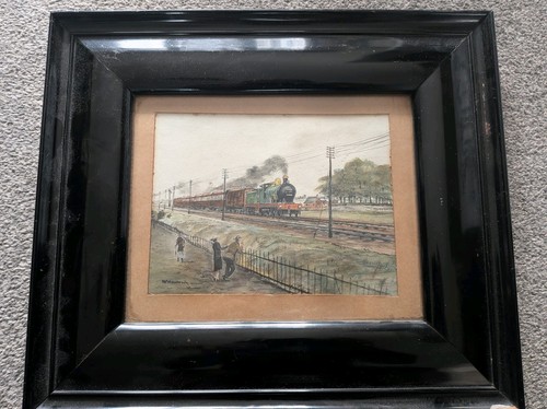 Vintage watercolour painting