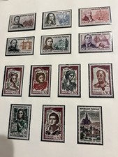French Stamps 1961 Collection