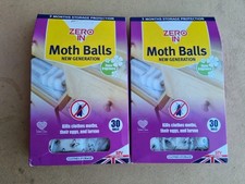 2 Packs Zero In Moth Balls