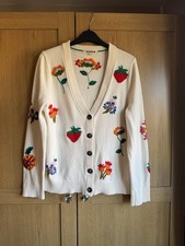 Boden cardigan size S cream