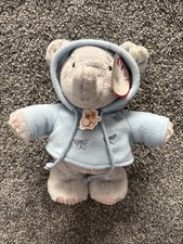 2004 THE XPRESSIONS ELLIOT AND BUTTONS STANDING ELEPHANT BLUE VINTAGE With Tags