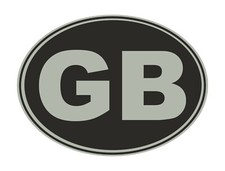 GB Car Stickers - Metallic