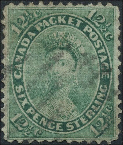 Canada used 2c scott - canada, 12-1/2c