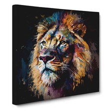 Lion Palette Knife No.2 Canvas