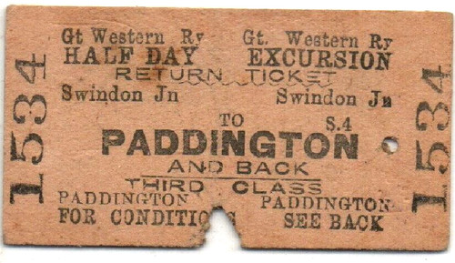 Great western railway ticket - great,