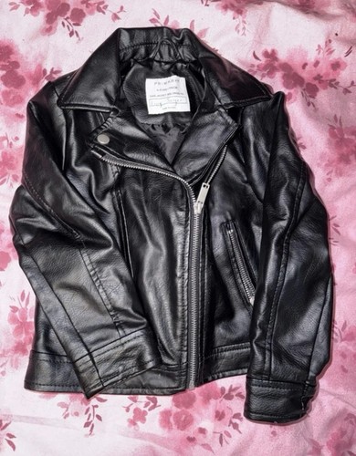 Faux child biker leather - faux, child’s