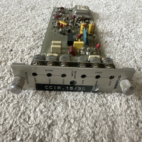 Studer record amp rec card - amp,