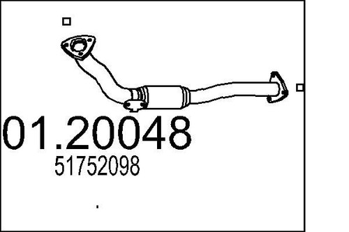 Mts 20048 exhaust system - mts, 01.20048