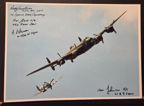 Photo spitfire lancaster - &,